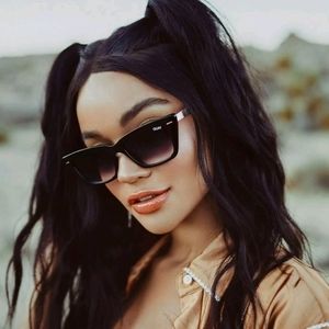 Quay Australia "PROVE IT" Black/Fade Cat Eye Sunglasses NWT Authentic